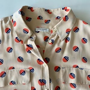 Equipment Silk Blouse. Size M.